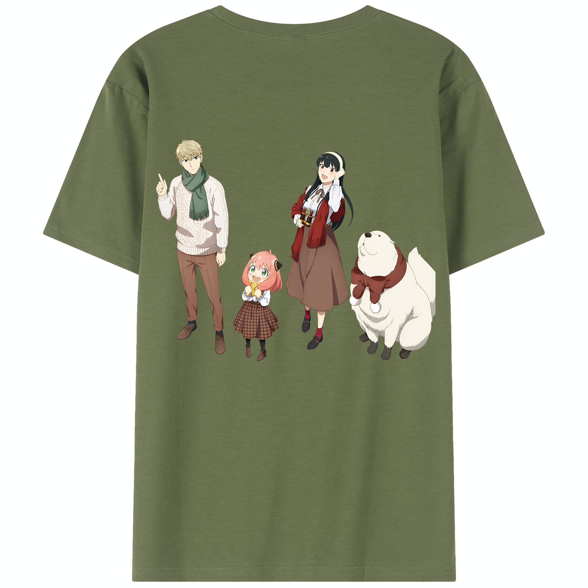 （画像用） SPY×FAMILY间谍家家酒 綿100％半袖Tシャツ（背面プリント）
